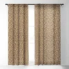 Little Arrow Design Co Cosmo Tile Stone Single Panel Sheer Window Curtain - Deny Designs -Deny Designs GUEST e47b7c7e 3632 434b a0f5 73cadcf325f3