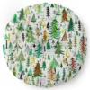 Ninola Design Colorful Christmas Trees Yuletide Round Floor Pillow - Deny Designs
