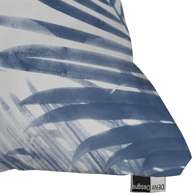 Emanuela Carratoni Serenity Palms Throw Pillow Blue - Deny Designs 3 Emanuela Carratoni Serenity Palms Throw Pillow Blue - Deny Designs