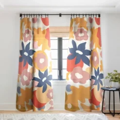 Viviana Gonzalez Flowers In Summer Single Panel Sheer Window Curtain - Deny Designs -Deny Designs GUEST eb3a45c3 7c10 4a99 92dc f206dadddeee