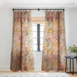 Holli Zollinger Bengal Maya Floral Single Panel Sheer Window Curtain - Deny Designs -Deny Designs GUEST ec38f217 6399 427b 8681 b8e6468ce176