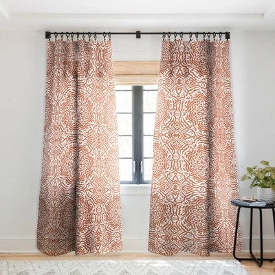Marta Barragan Camarasa Terracotta Strokes Pattern Single Panel Sheer Window Curtain - Deny Designs 8 Marta Barragan Camarasa Terracotta Strokes Pattern Single Panel Sheer Window Curtain - Deny Designs - Image 6