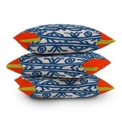 16"x16" Chuck Gonzales Mom's China Square Throw Pillow Blue - Deny Designs -Deny Designs GUEST f0c7344d e807 4560 b7ac f39bc585d227