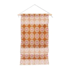 Schatzi Brown Retro Jumbo Daisy Fiber Wall Hanging Orange - Deny Designs -Deny Designs GUEST f0ff3218 60dd 40e6 9a46 9d3ceb4821ee