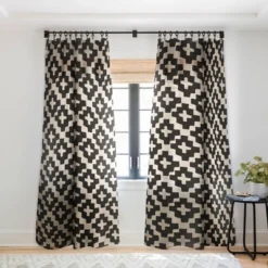 Holli Zollinger Linen Plus Single Panel Sheer Window Curtain - Deny Designs -Deny Designs GUEST f14601b8 9226 472e b5c8 2f6ab87a8999