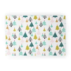 Wendy Kendall Tiny Trees Looped Vinyl Welcome Mat - Society6 -Deny Designs GUEST f24572bf 01e7 4f30 a524 9fbce1d9a136
