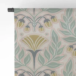 Heather Dutton La Floraison Blush Pink Single Panel Sheer Window Curtain - Deny Designs -Deny Designs GUEST f290623d 14e6 4fca a45e 32608d6e3718