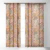 Holli Zollinger Bengal Maya Floral Single Panel Sheer Window Curtain - Deny Designs -Deny Designs GUEST f3d5b9e7 c938 49b1 bca9 022110050f51