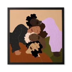 Studio 1514 Brooklyn Sisterhood Framed Wall Canvas Black/Brown - Deny Designs -Deny Designs GUEST f437e765 6cd5 4681 b7ad d3875c9a4624