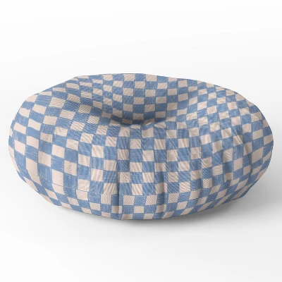 Schatzi Brown Alice Check Powder Floor Pillow - Deny Desings 6 Schatzi Brown Alice Check Powder Floor Pillow - Deny Desings - Image 4