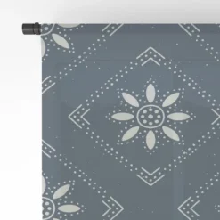 CoastL Studio Scandinavian Classic Blue Single Panel Sheer Window Curtain - Deny Designs -Deny Designs GUEST f91c4b27 4703 4cd3 b42c 144fe34236c1