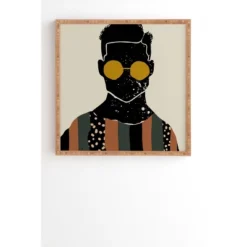 Domonique Brown Black Hair No. 7 Framed Wall Art Bamboo - Deny Designs 9 Domonique Brown Black Hair No. 7 Framed Wall Art Bamboo - Deny Designs -Deny Designs GUEST fa3f3481 9088 486f 90f3 37abd3a42f39