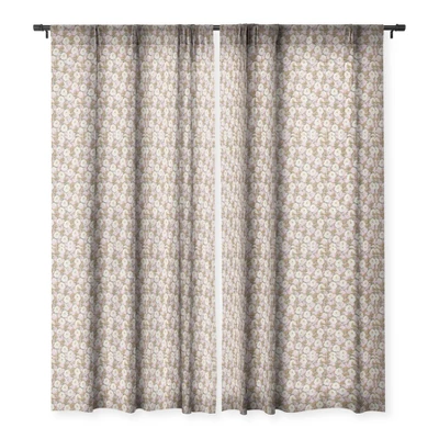 Alison Janssen Summer Bouquet Single Panel Sheer Window Curtain - Deny Designs 4 Alison Janssen Summer Bouquet Single Panel Sheer Window Curtain - Deny Designs - Image 2