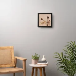 Nawaalillustrations Sunday Morning Minimal Framed Wall Art Black - Deny Designs -Deny Designs GUEST fbfdf750 e09f 4605 9cac 3487de81ac3a