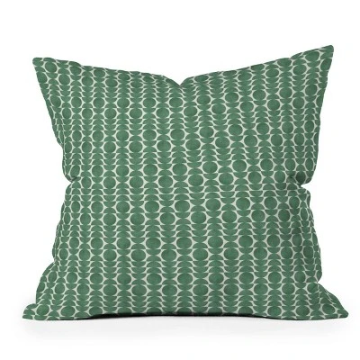 Moonlight Retro Scandinavian Outdoor Throw Pillow Green - Deny Designs 8 Moonlight Retro Scandinavian Outdoor Throw Pillow Green - Deny Designs - Image 6