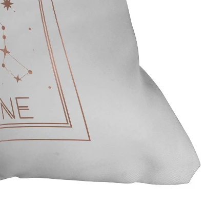 16"x16" Emanuela Carratoni La Lune Or The Moon Throw Pillow White - Deny Designs 4 16"x16" Emanuela Carratoni La Lune Or The Moon Throw Pillow White - Deny Designs - Image 2